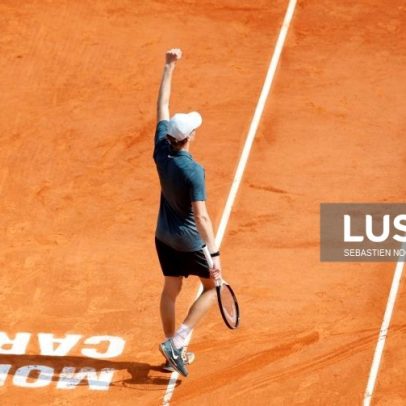 Sinner avança para a final do Masters 1000 de Monte Carlo