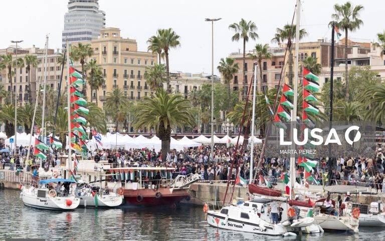 Flotilha para Gaza adiada por condições atmosféricas adversas