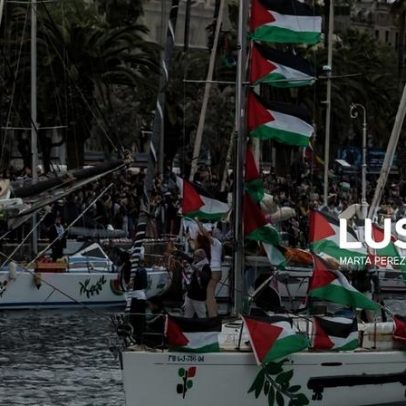 Nova flotilha para Gaza parte de Barcelona após atraso por mau tempo