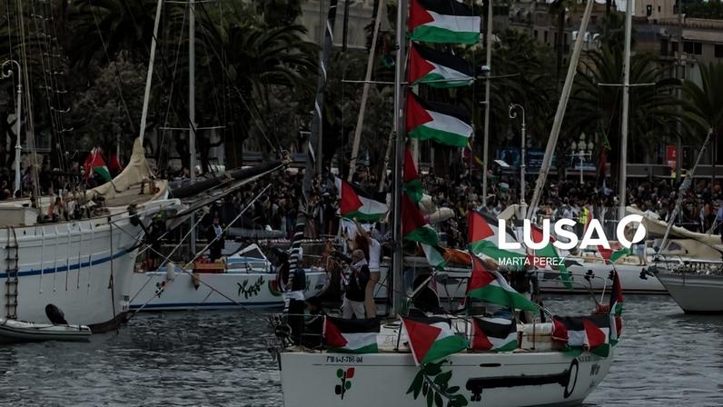 Nova flotilha para Gaza sai de Barcelona após atraso por mau tempo
