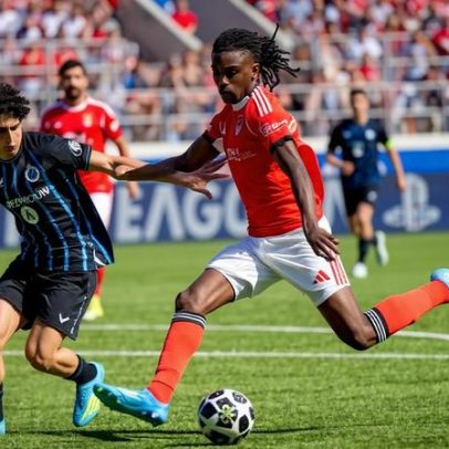 Benfica perde com Club Brugge e fica de fora da final