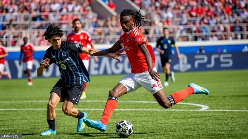 Benfica perde com Club Brugge e fica de fora da final