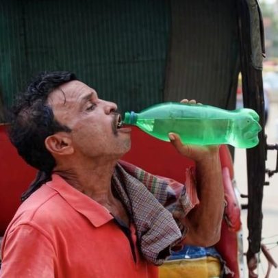 Índia emite alerta por onda de calor com temperaturas até 45°C