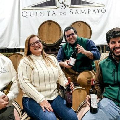 Cartaxo brinda com vinhos da Quinta do Sampayo, seguindo Garrett