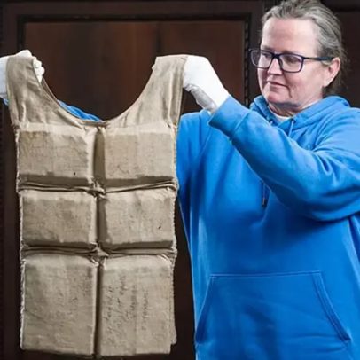 Colete salva-vidas do Titanic leiloado por mais de 770 mil euros na Inglaterra