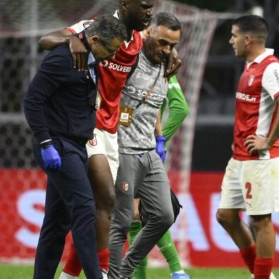 Niakaté desfalca Braga seis a nove meses por lesão grave