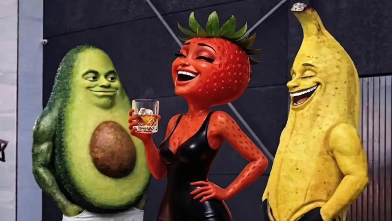 Abacatudo, Moranguete e Bananildo, o novo 'brain rot' mas com histórias de ética perigosa, em particular de ódio às mulheres