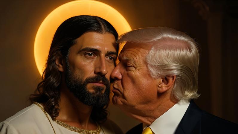 Imagem de contexto do artigo Prémio de Papa Honorário para Trump
