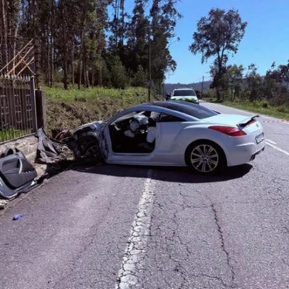 Acidente em Santa Maria da Feira deixa dois feridos