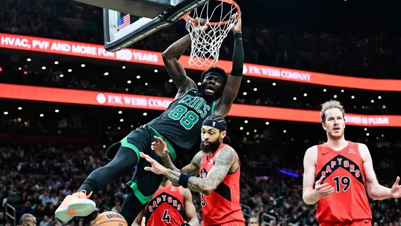 Neemias Queta marca 18 pontos na vitória dos Celtics sobre os Raptors