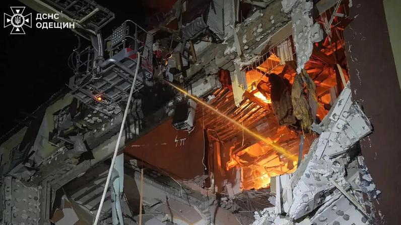 Ataque atingiu edifícios residenciais