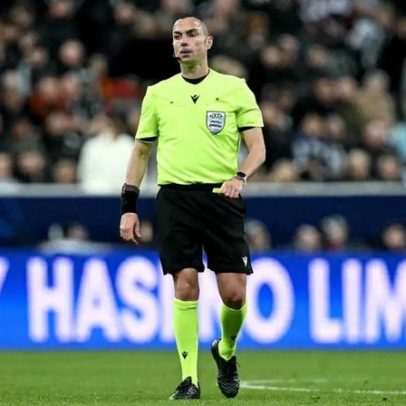 Marco Guida apita a receção do F. C. Porto ao Nottingham Forest