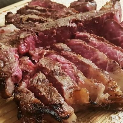 Prato do Dia no Pedra de Sal (Luso): porção de carne para partilhar