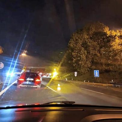 Repavimentação condiciona o trânsito na VCI