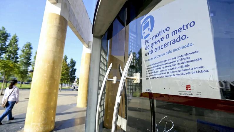 Metro de Lisboa encerra devido a greve