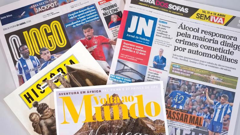 Entrega do JN e de O Jogo retoma na segunda-feira