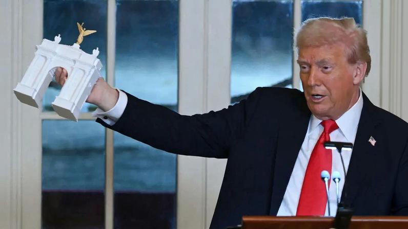 Arco Triunfal de Trump em Washington vai avançar