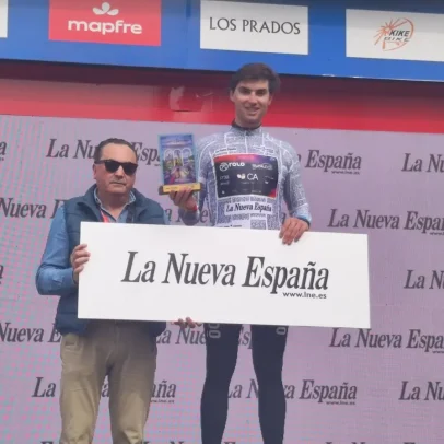 Óbidos no pódio na Volta às Astúrias com Eduardo Landaluce