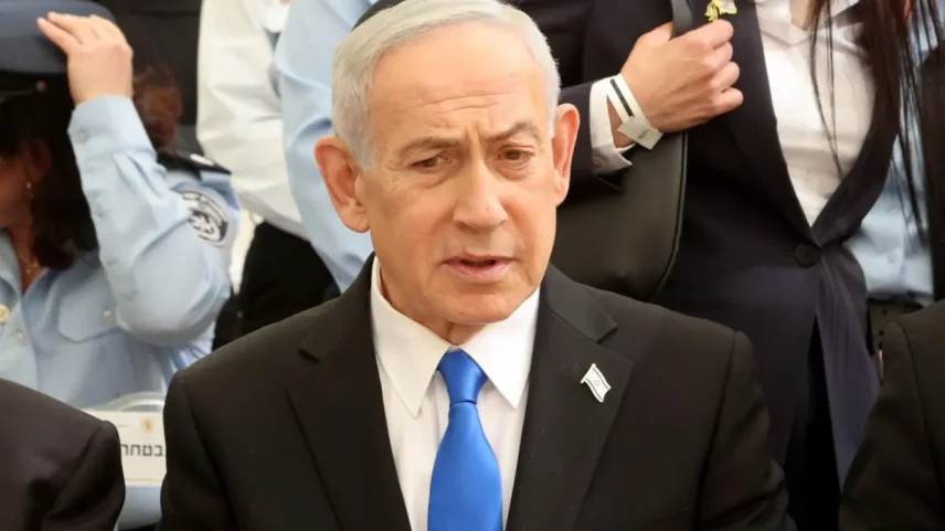 O primeiro-ministro israelita Benjamin Netanyahu