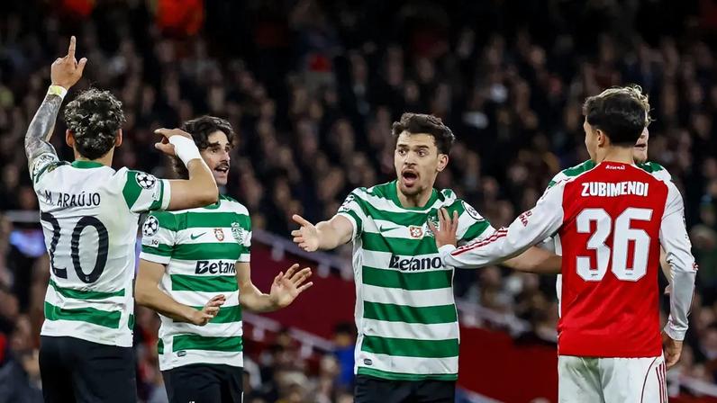 Nulo em casa do Arsenal elimina o Sporting da Liga dos Campeões