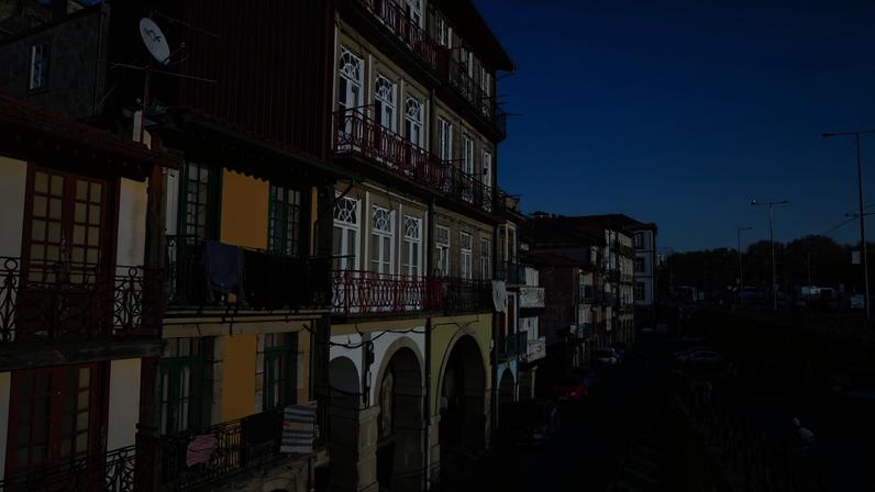 As habitações contíguas, que estão habitadas, não estão ameaçadas