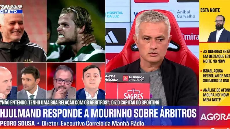 Pedro Sousa: «O que Mourinho queria era que Hjulmand jogasse ao lado de Aursnes»