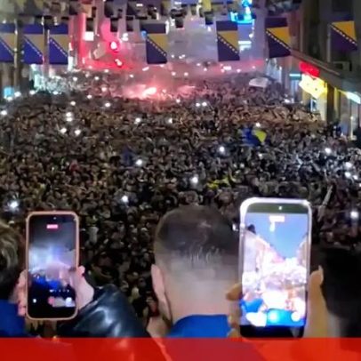 Bósnia celebra o apuramento para o Mundial 2026