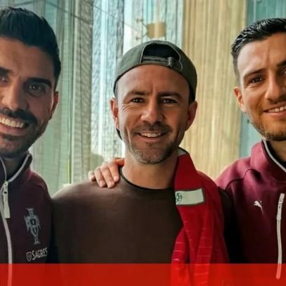 Layún reencontra trio português em reunião de amigos