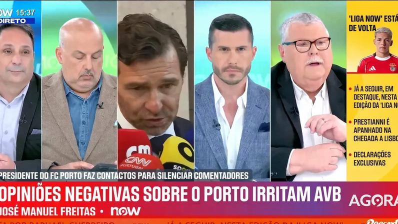 Villas-Boas afirma ter aprendido pouco com Pinto da Costa; semelhança com Trump