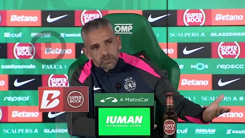 Rui Borges prefere perguntas sobre futebol a preocupações com toalhas