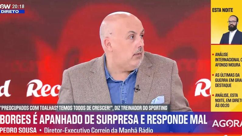 Rui Borges questionado sobre resposta à pergunta de andebol e viagens recentes