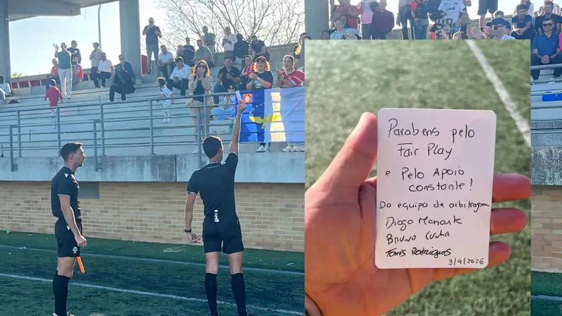 Santa Clara recebe felicitações pelo fair play e apoio constante