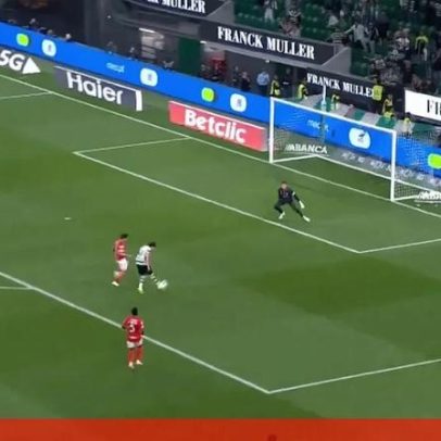 Rafael Nel estreia-se a marcar na Liga pelo Sporting com golo a fechar