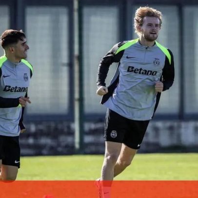 Fresneda regressa aos treinos do Sporting na véspera do jogo com o Arsenal