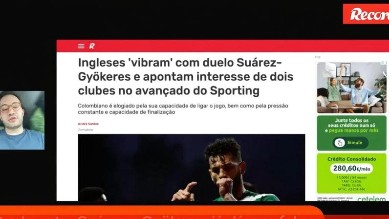 Suárez vs Gyökeres entusiasma; Tomás Araújo em risco para o dérbi