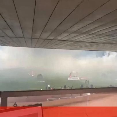 Fogo de artifício antes de Casa Pia-Benfica danificou o Estádio de Rio Maior