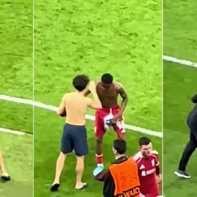 Vitinha esperou 20 minutos para entregar a camisola ao adversário