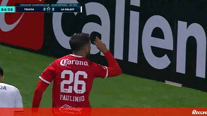 Paulinho faz hat-trick na vitória do Toluca e continua imparável