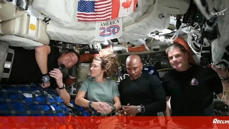 Reid Wiseman recorda homenagem da tripulação Artemis II à sua mulher
