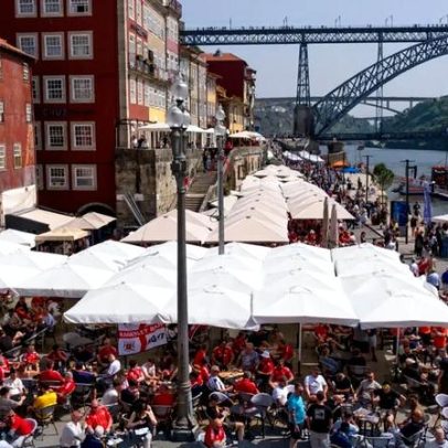 Tarde de sol antecede o jogo de futebol
