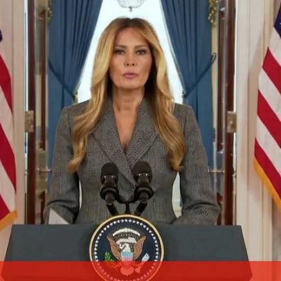 Melania Trump desmente ligações a Epstein e critica mentiras