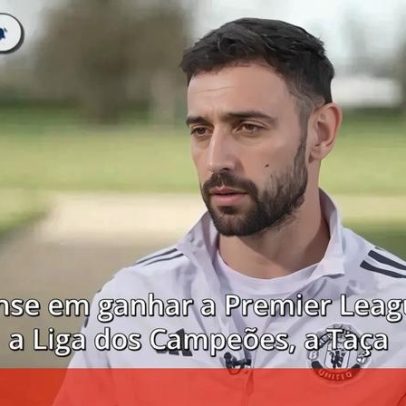 Bruno Fernandes afirma que qualquer reforço do Man. United quer ganhar tudo