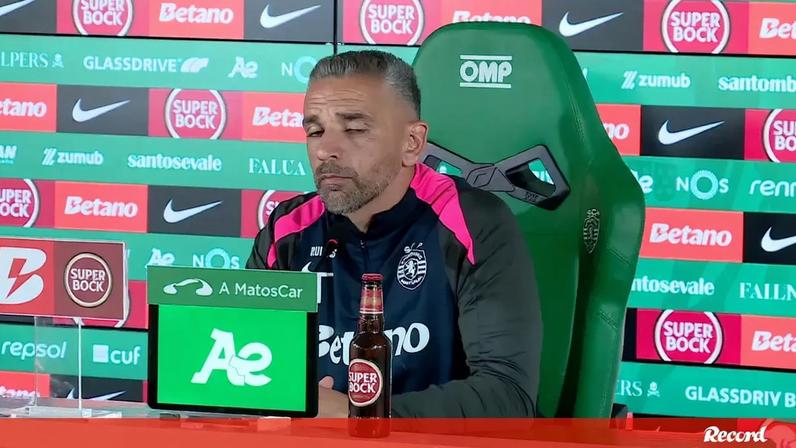 Treinador do Sporting questionado sobre assédio do mercado ao capitão leonino