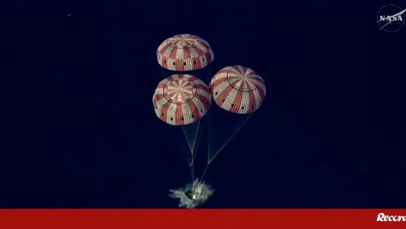 Astronautas da Artemis II regressam à Terra; cápsula amerou no Pacífico