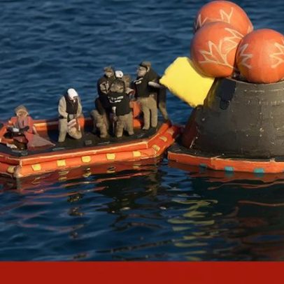 Quatro astronautas da Artemis II retornam à Terra pela primeira vez