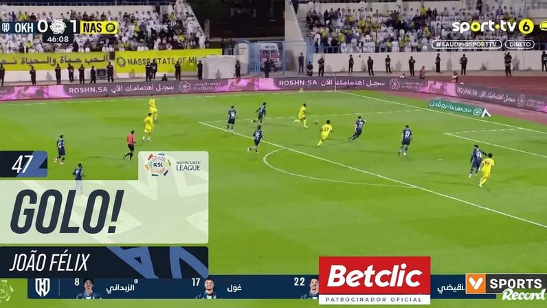 No sítio certo à hora certa: foi assim que João Félix marcou mais um golo pelo Al Nassr