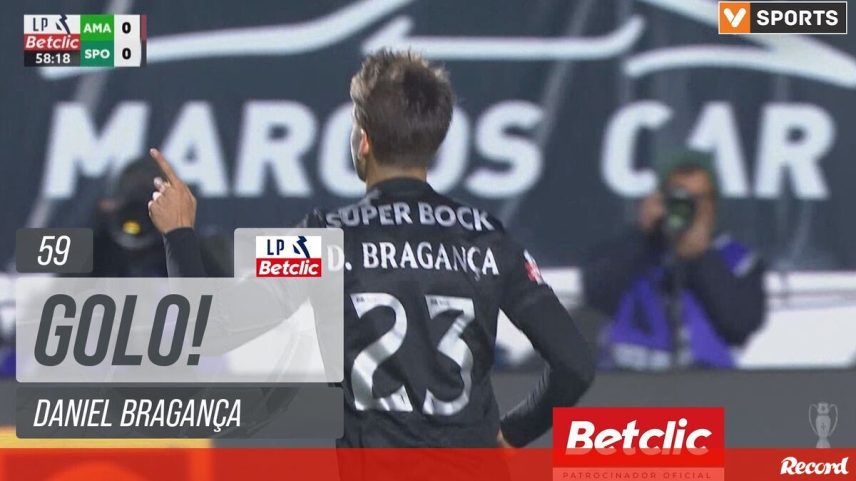 Bragança dá vantagem ao Sporting e iguala melhor época da carreira