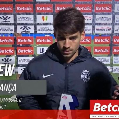 Daniel Bragança queixou-se do vento; painel publicitário caiu atrás dele