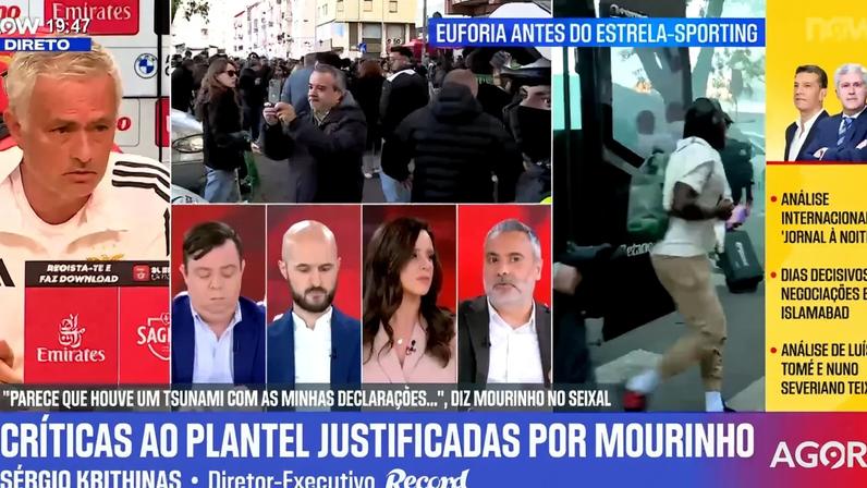 Mourinho revela nova postura que agradou observadores