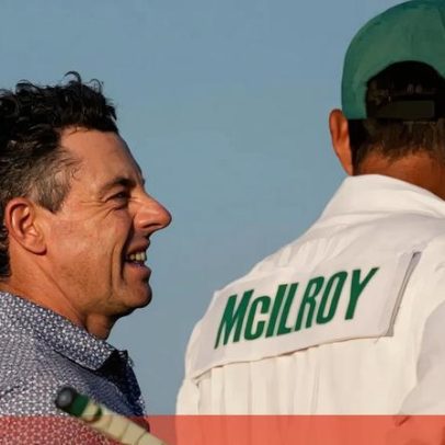Rory McIlroy empata na liderança do Masters de Augusta